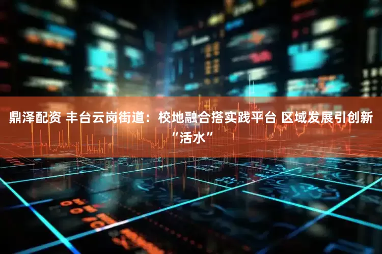 鼎泽配资 丰台云岗街道：校地融合搭实践平台 区域发展引创新“活水”